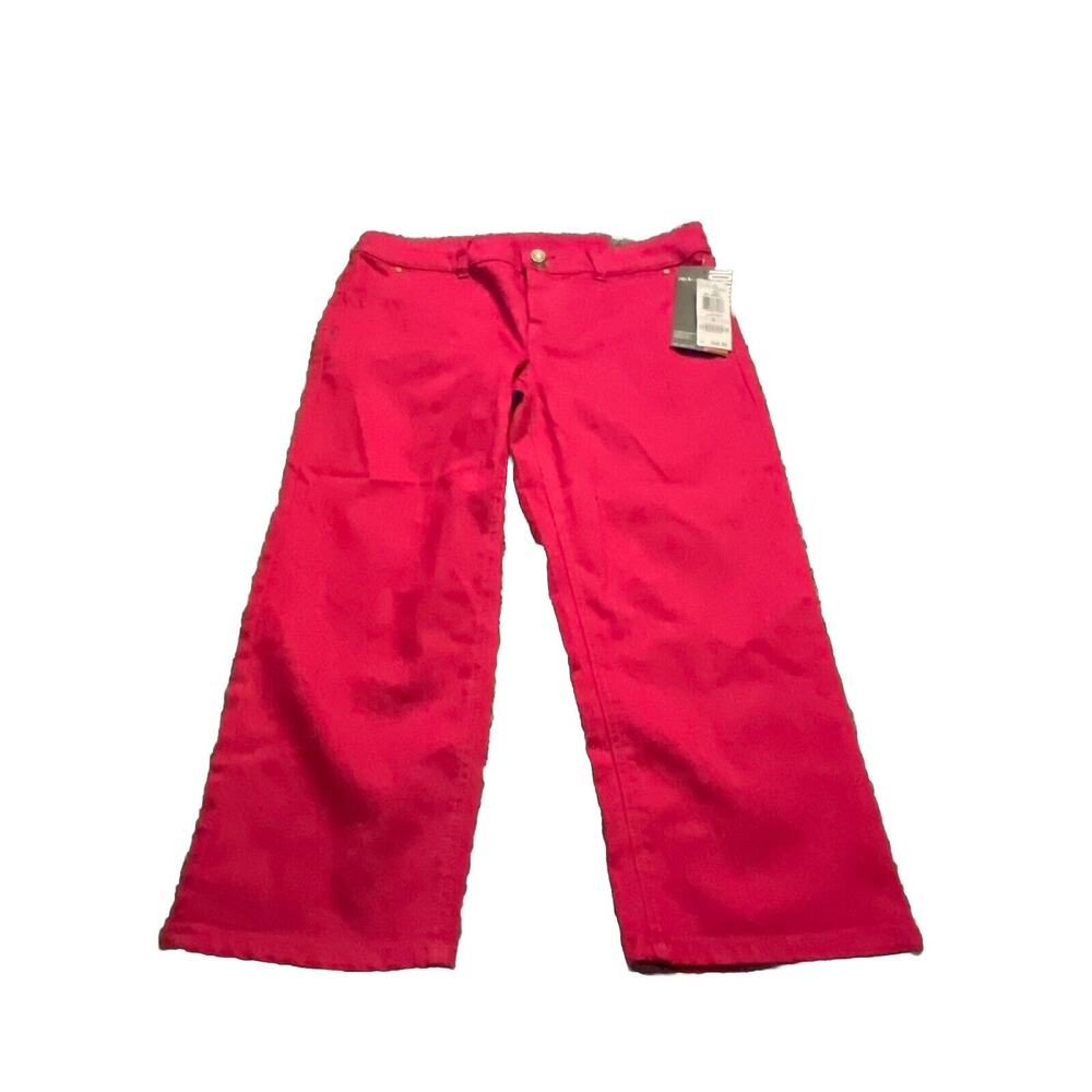 Style & Co Womens Berry Capri Pants Size 6 NWT Tummy Control Slimming